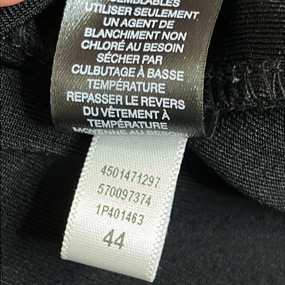 Chico's Travelers Rosemary Black 3/4 sleeve stretch dress, size small petite - Picture 5 of 17